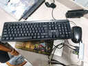 联想（Lenovo）KM210键盘鼠标套装 有线键鼠套装 全尺寸商务办公  笔记本电脑键盘台式机一体机 黑色 实拍图