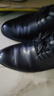 奥康官方男鞋春秋季新款男士英伦商务正装皮鞋真皮通勤德比鞋新郎婚鞋 【内增高】黑色 1253211065B 39 (245mm) 实拍图