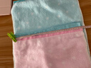 金号纯棉吸水面巾 无捻柔软 2条装 红/蓝 78*34cm 95g/条 实拍图