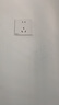 NVC雷士电工开关插座 二孔10A三孔16A大功率86型暗装插座面板 象牙白 实拍图