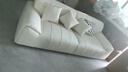楠诗家居意式极简沙发客厅奶油风皮艺沙发现代轻奢纳帕牛皮钢琴键直排沙发 大三人位240cm 接触面纳帕真皮【乳胶座包】 实拍图