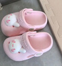 牧童儿童拖鞋夏男宝宝洞洞鞋软底女童卡通洗澡婴幼儿家居鞋萌兔粉160 实拍图