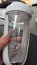 贝瑟斯 摇摇杯水杯运动健身水杯奶昔杯子代餐杯蛋白粉搅拌杯子680ML白色 实拍图