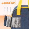 希乐扣Cilock饭盒包手提包铝箔加厚手拎便当包带饭保温包女学生饭盒袋大便当盒 实拍图