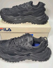 FILA FUSION斐乐男鞋潮牌BIANCO厚底潮鞋硬糖鞋老爹鞋男休闲运动鞋 车漆黑/黑-SB 39 实拍图