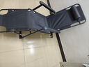 唯霖折叠床躺椅单人办公室午休床折叠椅便携陪护床居家午休椅午睡床 双方管加固【可坐可躺】黑色 多功能折叠躺椅 实拍图