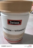 Swisse钙片+维生素D成人钙片中老年青少年孕妇成人补钙柠檬酸钙澳洲进口 钙片250粒*1瓶 实拍图