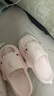 明星同款 高颜值2代萌鲨鱼厚底增高拖鞋防滑户外多巴胺拖鞋女士 粉色 36-37 实拍图
