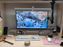 NB显示器支架 倒挂显示器支架臂  电脑桌支架 电脑支架机械臂 宿舍寝室专用倒装支架 屏幕升降支架  实拍图