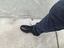 哈森（Harson）头层小牛皮男鞋秋冬运动皮鞋厚底商务休闲鞋真皮通勤高端健步鞋 黑色 四季款 41 (255mm) 实拍图