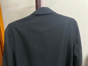 红都冬装加厚羊毛男士夹克加绒加厚爸爸装中老年翻商务男装外套 藏蓝色（偏黑）JK6803常规款 S (165/84A) 实拍图