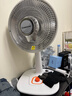 长虹（CHANGHONG）取暖器/小太阳/电暖器/电暖气/取暖电器/电热扇/电暖炉小型/烤火炉/快热炉 速热可摇头 台立两用【俯仰调节+网罩360mm】 1 实拍图