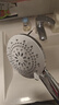 九牧（JOMOO）花洒喷头莲蓬头五功能硅胶净垢手持花洒S175015-2B02-1 实拍图