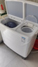美的（Midea）洗衣机半自动双桶 MP12S166 12公斤大容量 一级能效 双缸双桶洗衣机 以旧换新 家电国家补贴20% 实拍图