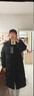 BOBBY BIZZ2024新款秋冬高端95%白鹅绒羽绒服男女大码长款过膝加厚保暖中戏 黑色（男女同款） XL 160斤左右（352g） 实拍图
