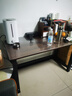 赛森实木电脑桌家用学习写字桌台式书桌办公简易书桌电竞长条子工作台 【胡桃木色】16MM厚桌面E1级环保 长120*60*75加粗碳钢桌架50mm方 实拍图