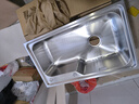 华帝（VATTI）水槽大单槽洗菜盆一体盆304不锈钢厨房水槽洗碗池台上中下安装 S1 实拍图