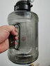 京东京造吨桶 运动水杯Tritan超大容量水壶健身吸管大肚杯2500mL黑 实拍图