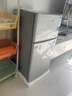 奥克斯小冰箱家用小型迷你冷藏冷冻两用出租房宿舍用节能省电寝室办公室电冰箱 【全国联保】42A156D银【节能省电】 实拍图