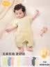 Aengbay昂贝 [冰莫®]婴儿睡衣家居服宝宝秋装连体衣睡袍新生儿睡袋薄款 白色 90cm 实拍图