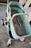HEGERBABY高端婴儿车0-3岁用折叠可坐可躺带减震新生儿宝宝高景观婴儿车 荷绿【新升级顶配款】 实拍图