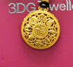 金至尊（3DG Jewellery）八宝罗盘黄金吊坠999足金挂坠不含项链新年礼物许凯同款计价 总重9.59克（金重7.12克）-古法款 实拍图