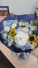 花旺鲜花速递花礼向日葵花束生日送长辈领导同事礼物花同城配送当日达 【若梦流云】2支向日葵+10支白玫瑰|dsb29 实拍图