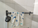 百悍毛巾架免打孔卫生间置物架浴室挂件厕所浴巾架毛巾杆套装洗手间 实拍图