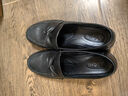 宜驰（EGCHI）女鞋子单中老年妈妈鞋子女士皮鞋乐福鞋 H7523 黑色 40 实拍图