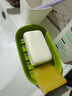 茶花（CHAHUA）沥水肥皂盒家用北欧创意大号皂架浴室塑料简约欧式双层香皂盒 磨砂款【黄绿橘三色随机】两只装 实拍图