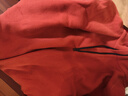 迪卡侬（DECATHLON）保暖户外抓绒衣外套男女运动宽松秋摇粒绒外套冲锋衣内胆 男款-半拉链-橙红色 L 实拍图