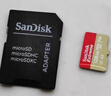 闪迪（SanDisk）128GB TF(MicroSD)内存卡 4K极速金卡A2 V30 U3行车记录仪 运动相机无人机 监控存储卡 读190MB/s 实拍图