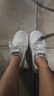 回力小白鞋女轻盈舒适软底板鞋女学生休闲百搭运动增高鞋女 白色 40 实拍图