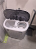 小鸭牌2.5公斤 半自动迷你洗衣机小型 不锈钢脱水桶 母婴儿童宝宝半全自动小双缸波轮双桶大家电 蓝光+不锈钢脱水桶款 实拍图