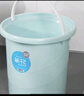 茶花（CHAHUA）水桶手提式带盖储水桶pp材质加厚学生宿舍家用洗衣洗车钓鱼水 带盖水桶浅蓝色 17L 1个 实拍图
