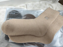 猫人3双装35%羊毛袜子男士袜子男冬季加厚保暖袜男毛圈袜睡眠袜男 实拍图