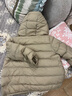 巴拉巴拉童装儿童排骨羽绒服男童女童亲子装轻薄内胆2025年新款冬装外套潮 杏仁咖-连帽-白鸭绒 清洁度1000+ 120 充绒量42g 实拍图