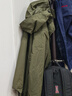 吉普（JEEP）冲锋夹克衣男女同款三合一两件套保暖防风加绒外套 军绿 L 实拍图