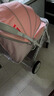 奔昂 婴儿推车可坐可躺轻便避震宝宝折叠婴儿车双向BB童车手推车 升级藕粉+一键单手收+可坐躺+可双向推行+四轮高配 实拍图