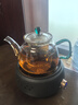 煮茶壶单壶泡茶家用玻璃耐高温泡茶壶茶水分离茶具茶壶 青云壶墨把750ml1个 实拍图
