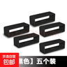 通用手表扣环配件硅胶表带固定活动圈橡胶表圈表扣手表带环圈表带扣环卡扣圈智能手表环带配件 黑色*2个 适用：22mm 实拍图