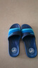 回力韩版凉拖鞋拼接情侣款浴室居家用时尚软底拖鞋HL333360蓝色43码 实拍图
