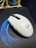 罗技（G）G304 LIGHTSPEED无线鼠标 游戏鼠标 轻质便携 绝地求生FPS鼠标英雄联盟LOL吃鸡 生日礼物 白色 实拍图