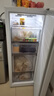 美的（Midea）【风冷无霜】136L立式家用冰柜全冷藏冷冻柜两用抽屉式冷柜一级能效节能小型冰箱 BD/BC-136WEM 136L 实拍图