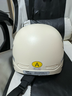 新日新日3C国标认证摩托电动车头盔男女四季通用骑行电瓶车半盔安全帽 卡其色【高清短镜】 3C新国标A类 实拍图