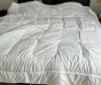 富安娜 舒暖 纤维被子冬季被芯 双人磨毛冬厚被 约7斤 230*229cm 白色 实拍图