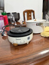 美的（Midea）电煮锅 电炒锅 便携式折叠锅 分体式小电锅 316L不锈钢 0涂层旅行出差烧水电水壶多功能锅XZC16X01 实拍图