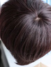 恒发假发女 自然全头套假发女士真人短发纹理妈妈款中老年遮白发 真发混丝 自然黑 短发 15cm 均码 实拍图