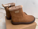 ZHR雪地靴女2025冬新款加绒厚底马丁靴复古短靴保暖棉鞋 EH36A驼色37 实拍图