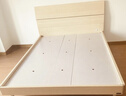全友家居 双人床家用高脚床板式床现代简约原木风卧室1.5x2米政府补贴 实拍图